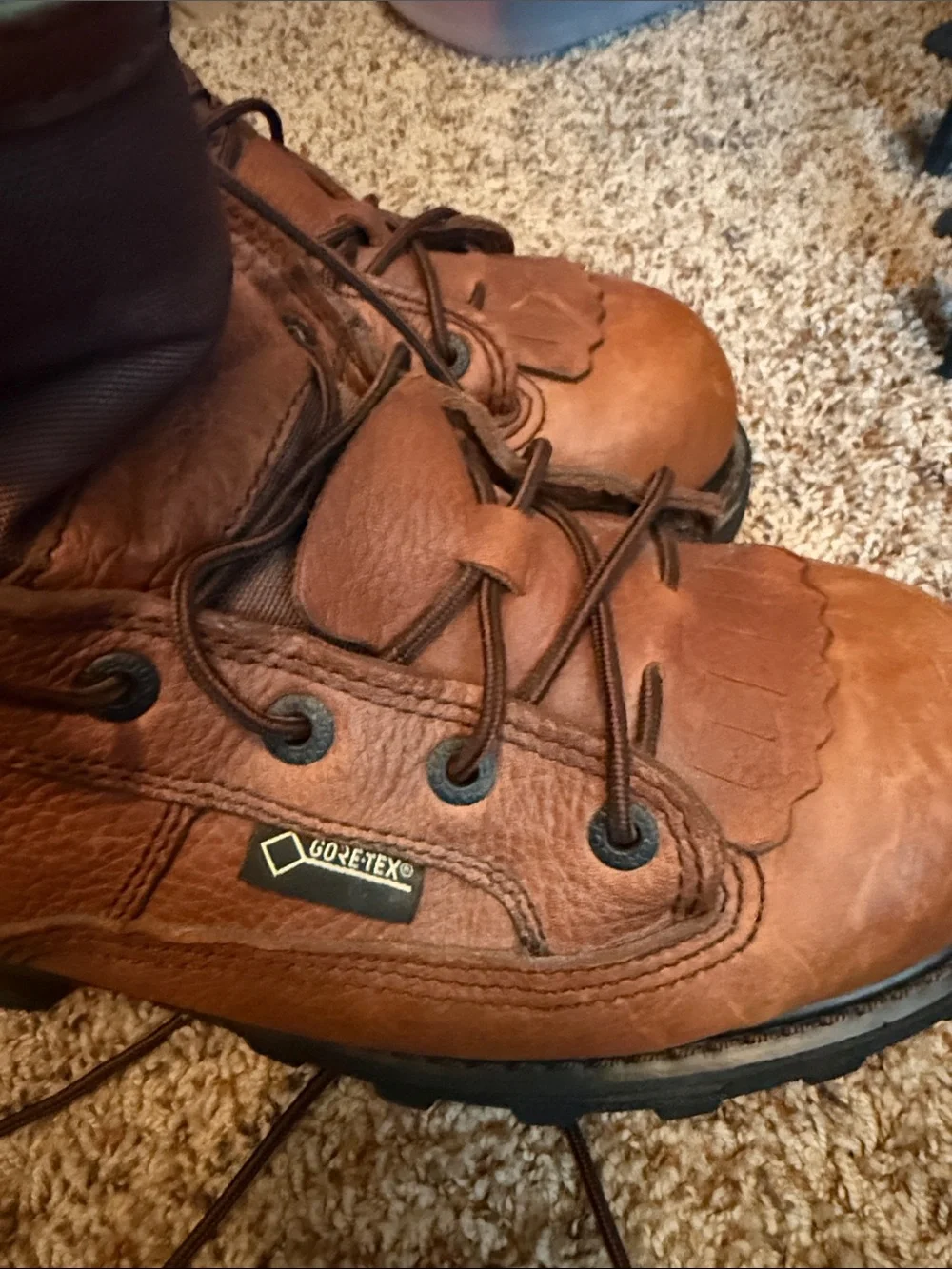 Rocky Brown Gore-Tex Leather Work Boots